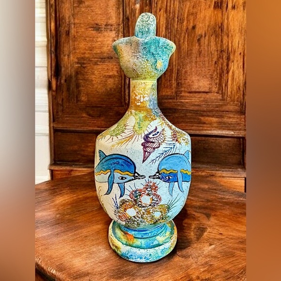 Minoan Style (c.1500 B.C.) Handmade Greek Jug Vase - Picture 5 of 13